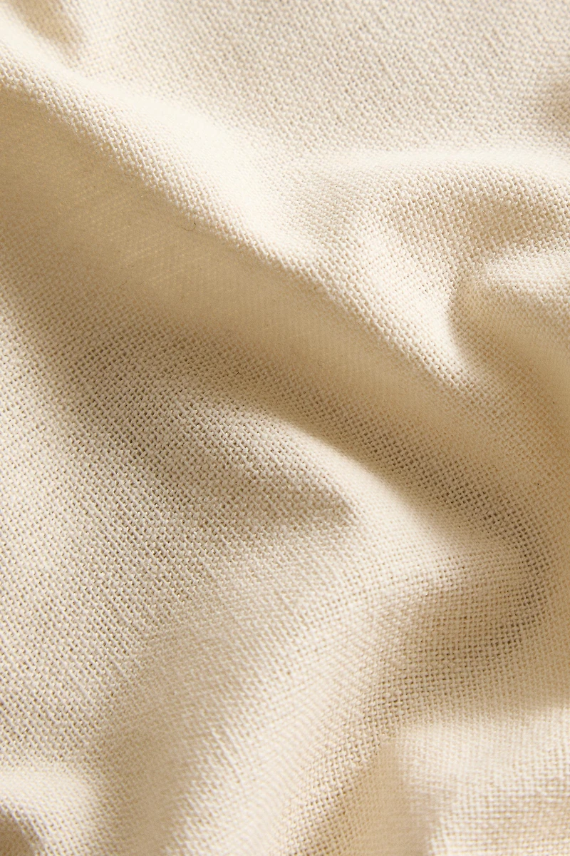 EMBROIDERED COTTON TABLECLOTH
