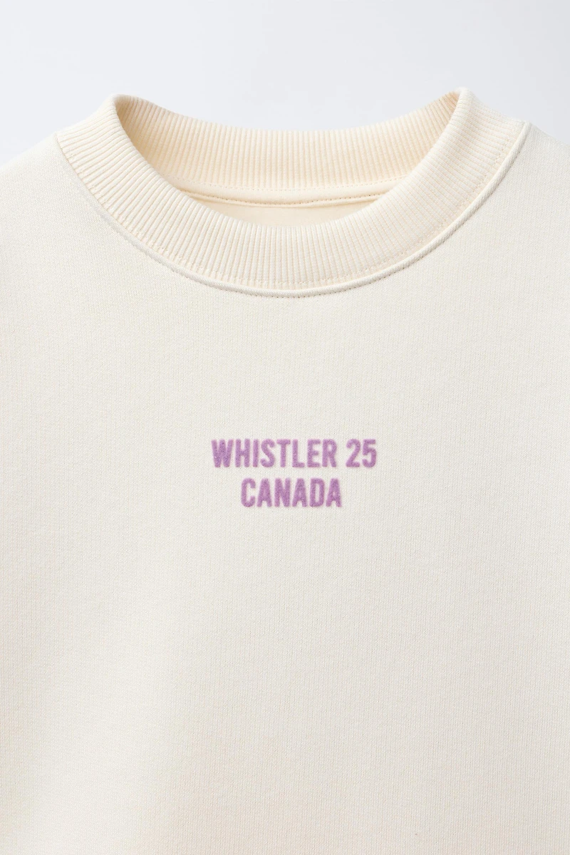 SKI PRINT SWEATSHIRT