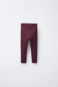 LEGGING CÔTELÉ À ÉTIQUETTE