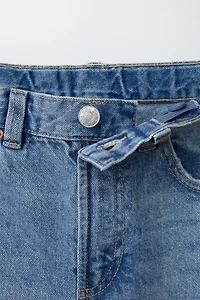 STAR PRINT BARREL JEANS