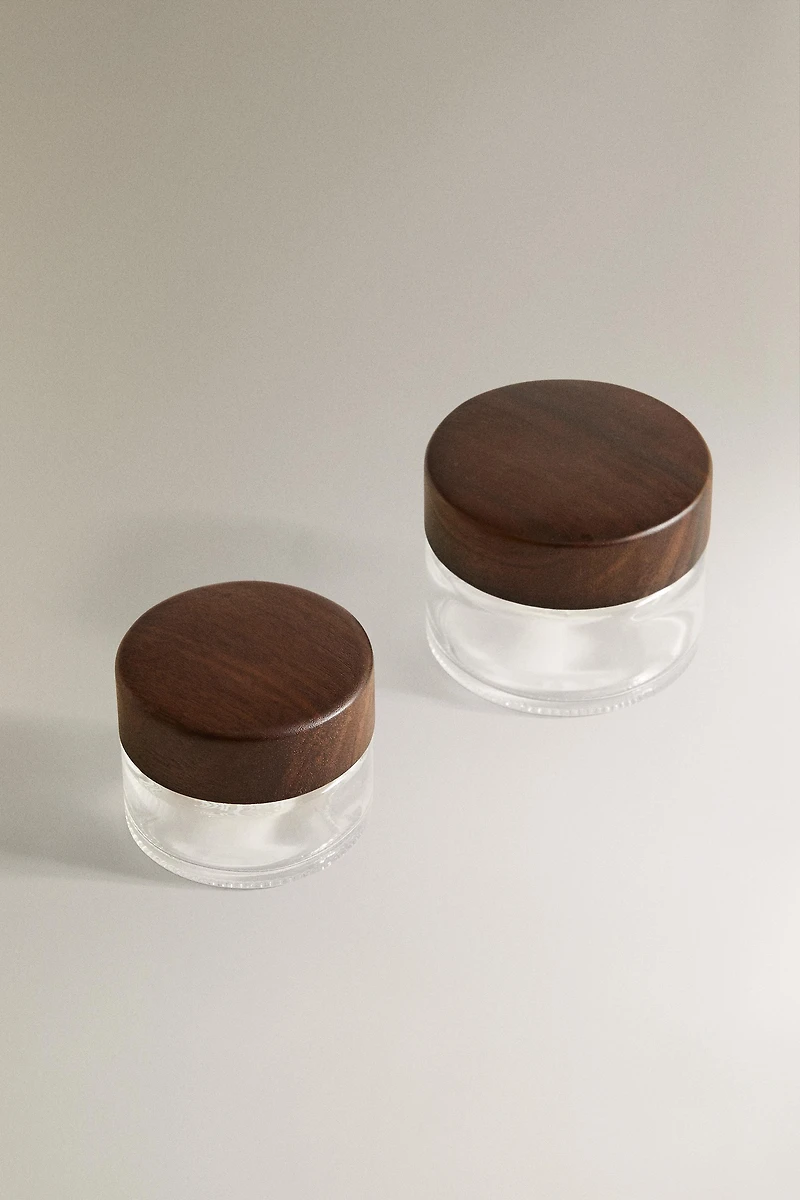 POT EN VERRE ET BOIS