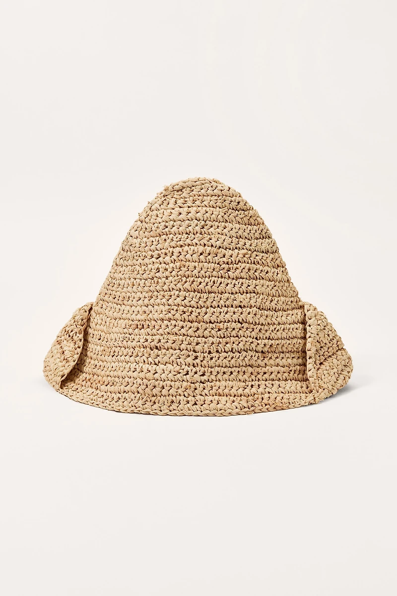 RAFFIA EFFECT HAT LIMITED EDITION