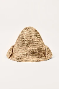RAFFIA EFFECT HAT LIMITED EDITION