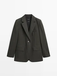 Blazer deux boutons 100 % laine