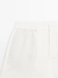 Bermuda léger 100 % lin