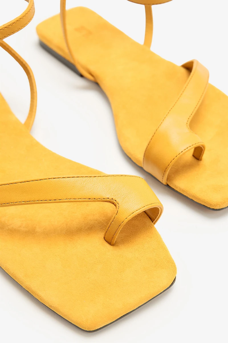LIMITED EDITION FLAT SUEDE SANDALS