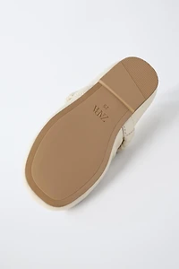 LEATHER BALLET FLATS