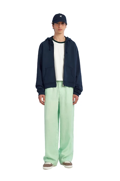 COLOR BLOCK CROPPED T-SHIRT
