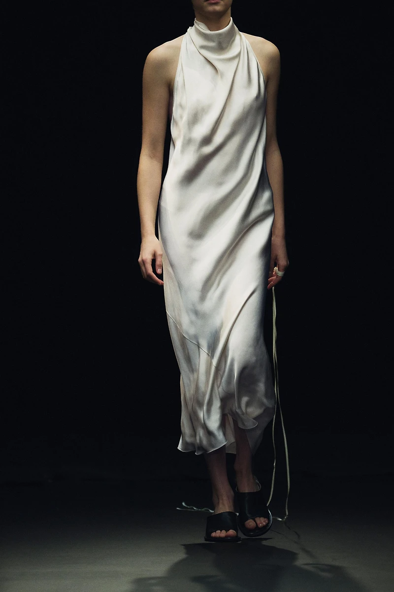 ZW COLLECTION HALTER MIDI DRESS