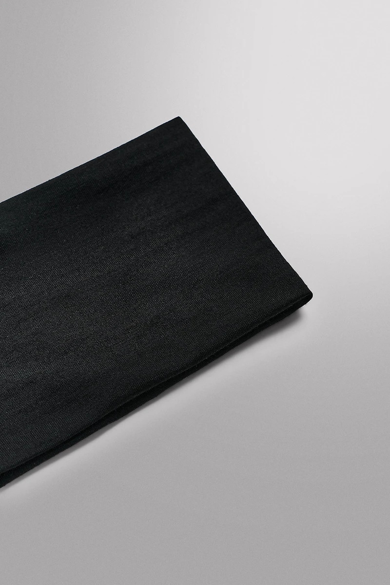 WOOL BLEND ELASTIC SPORTS HEADBAND