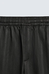 STRIPED JACQUARD JOGGER PANTS