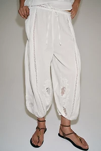 PANTALON BOUFFANT DENTELLE ZW COLLECTION