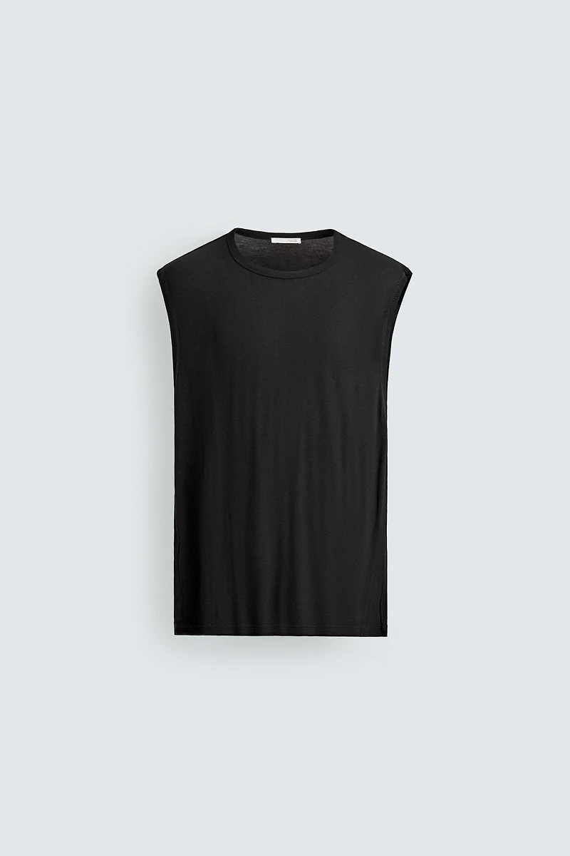 RELAXED FIT 100% BAMBOO TANK SHIRT