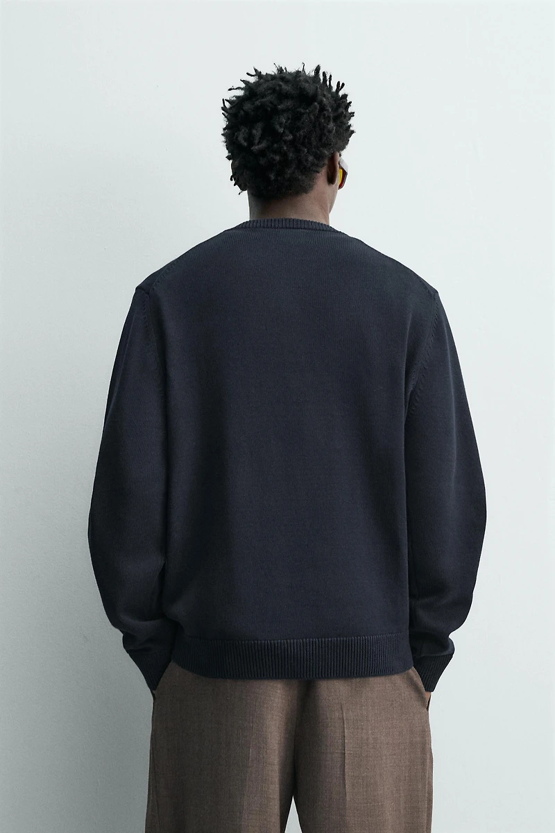 CARDIGAN REGULAR FIT COTON