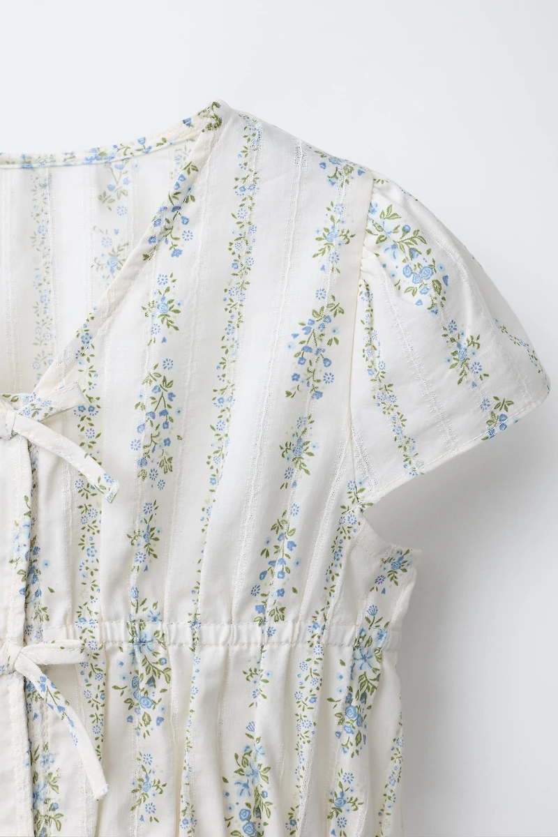 TOP IMPRIMÉ FLEURS