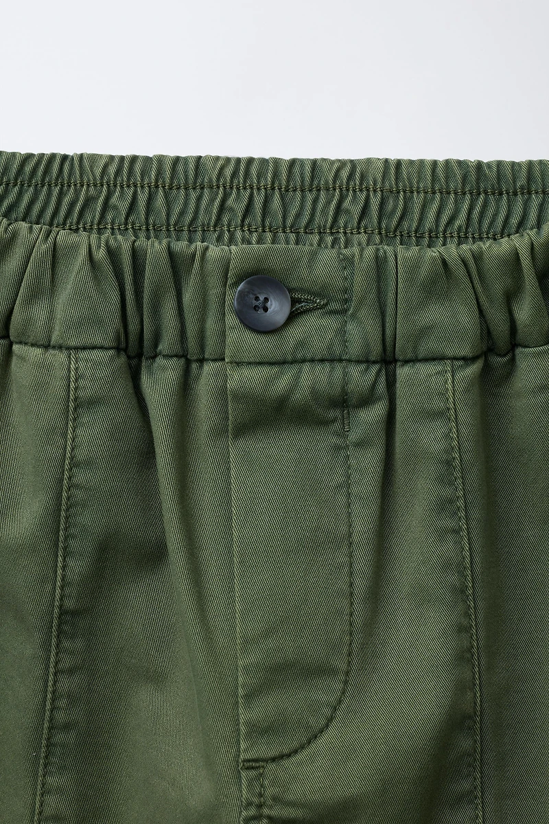 BALLOON PANTS WITH SEAM DETAIL