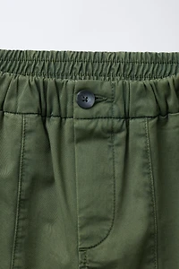 BALLOON PANTS WITH SEAM DETAIL