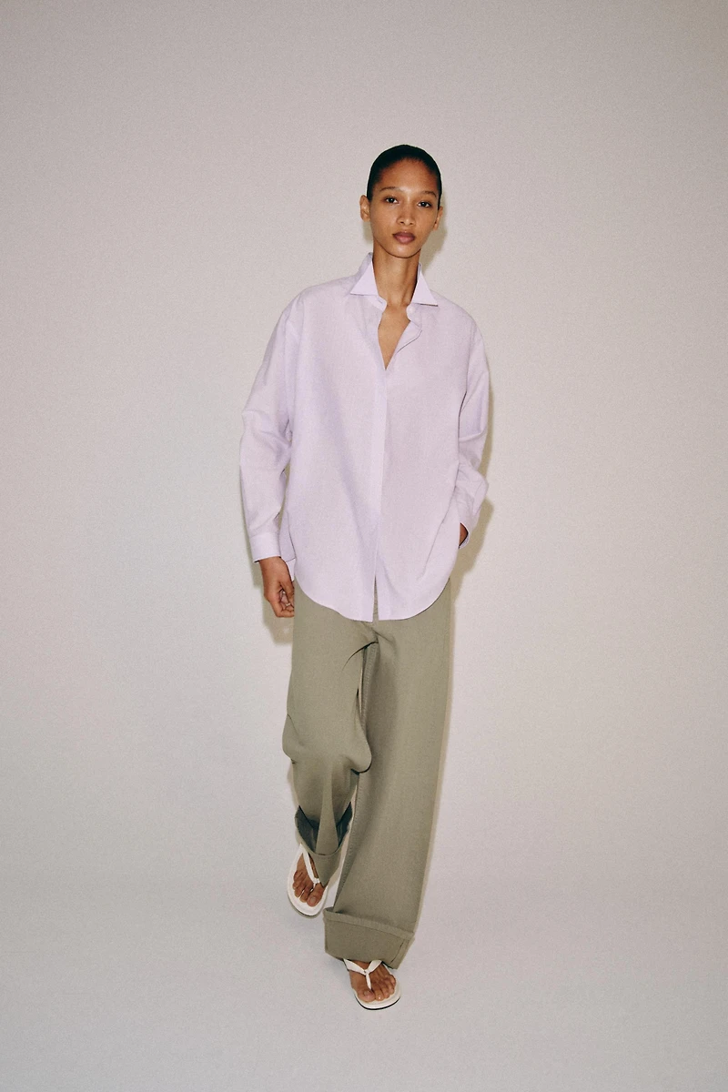 ZW COLLECTION STRIPED SHIRT