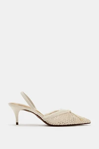 BOW SLINGBACK SHOES