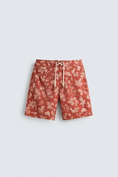LONG FLORAL PRINT SWIMSUIT