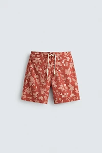 LONG FLORAL PRINT SWIMSUIT