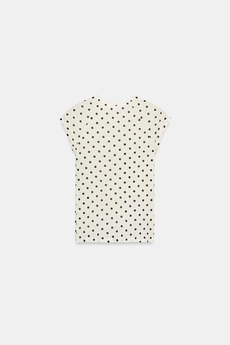 SUPIMA® POLKA DOT SHORT SLEEVE T-SHIRT