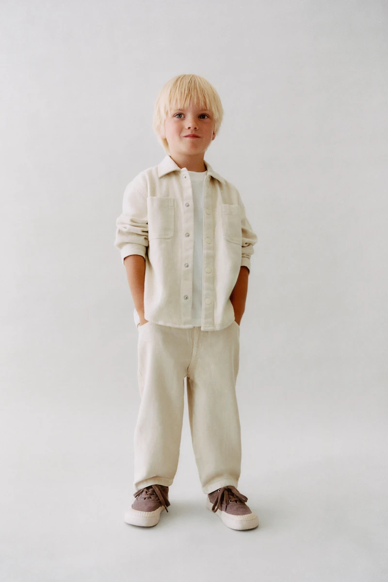 TWILL BAGGY PANTS