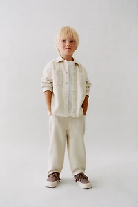 TWILL BAGGY PANTS