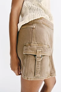 JUPE-PANTALON CROISÉE CARGO