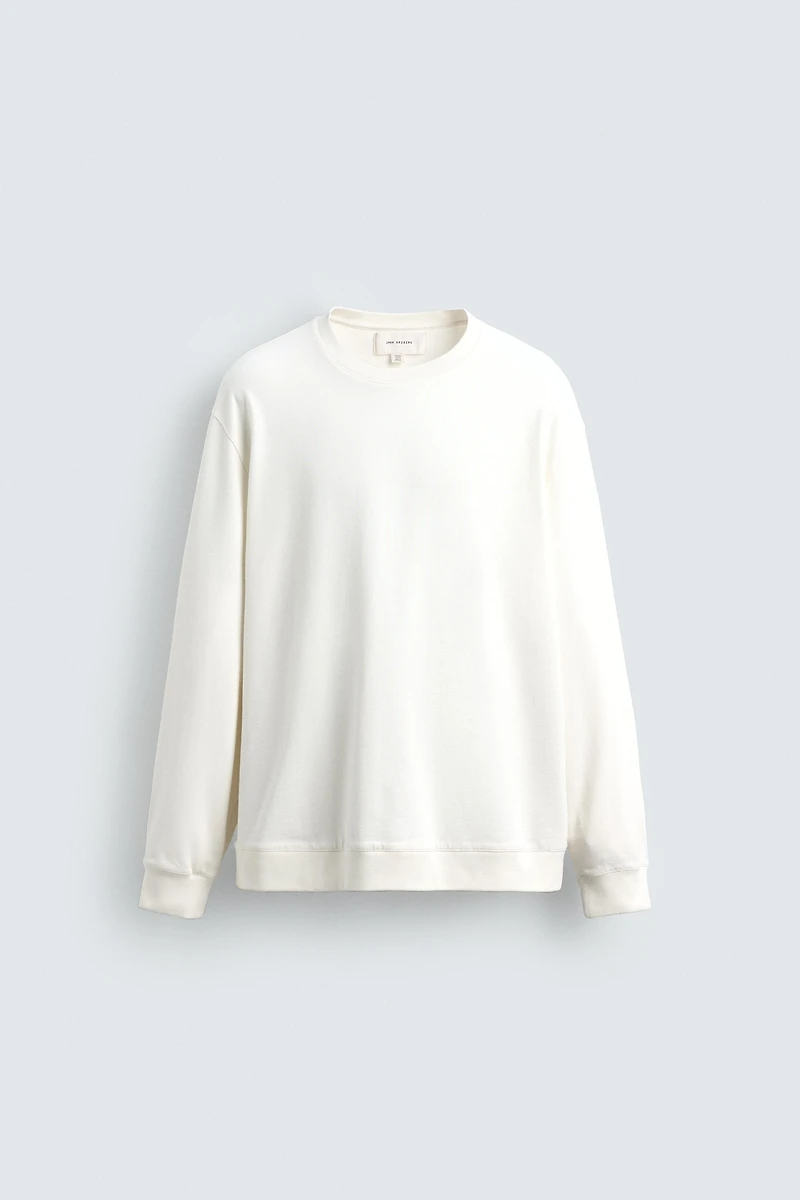 SOFT CREWNECK WASHED SWEATSHIRT