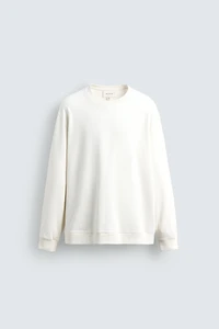 SOFT CREWNECK WASHED SWEATSHIRT