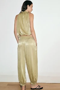 ELASTIC WAISTBAND BLOOMER PANTS
