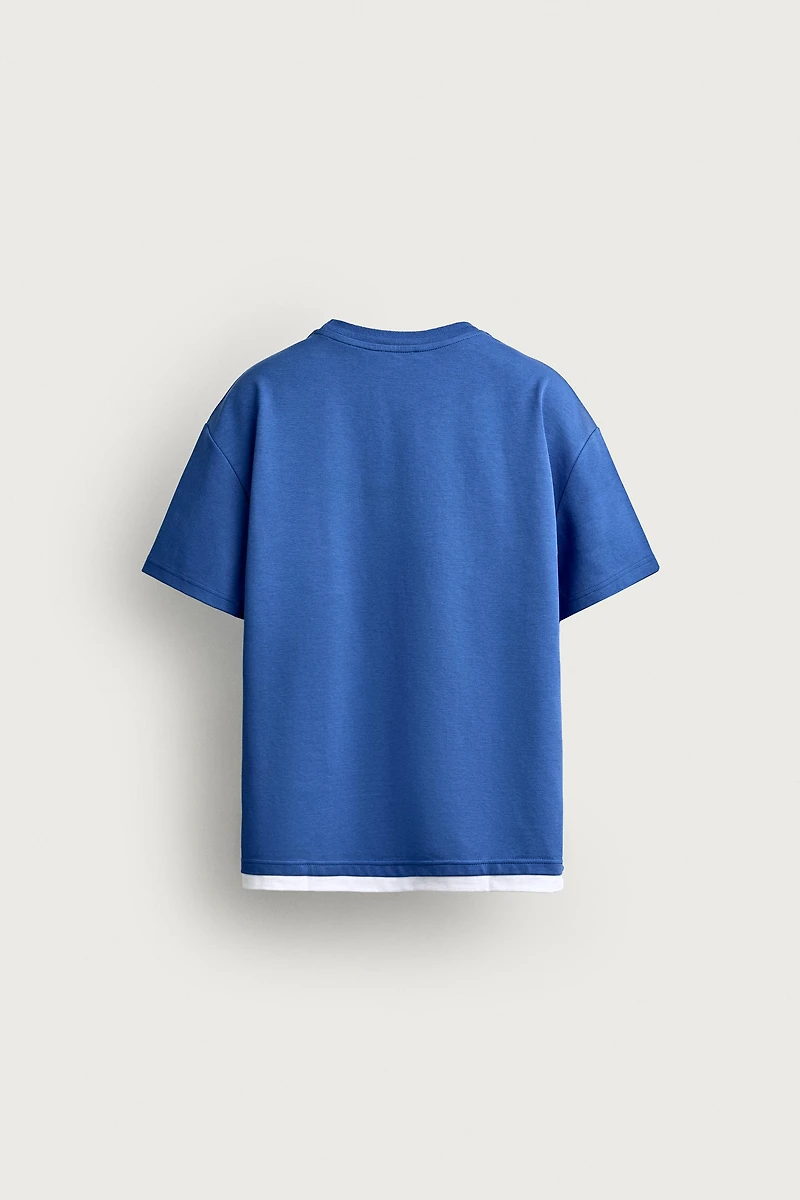 RELAXED-FIT CONTRAST T-SHIRT