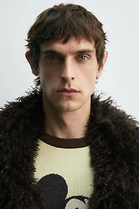 CHECK COMBINED COAT HARRY LAMBERT FOR ZARA X DISNEY