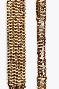 PACK OF METAL KNIT BRACELETS