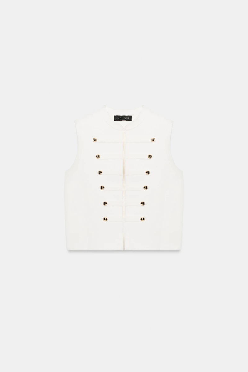 BUTTON VEST TOP