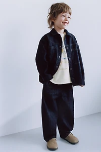RUBBERIZED BUTTON DENIM SHIRT