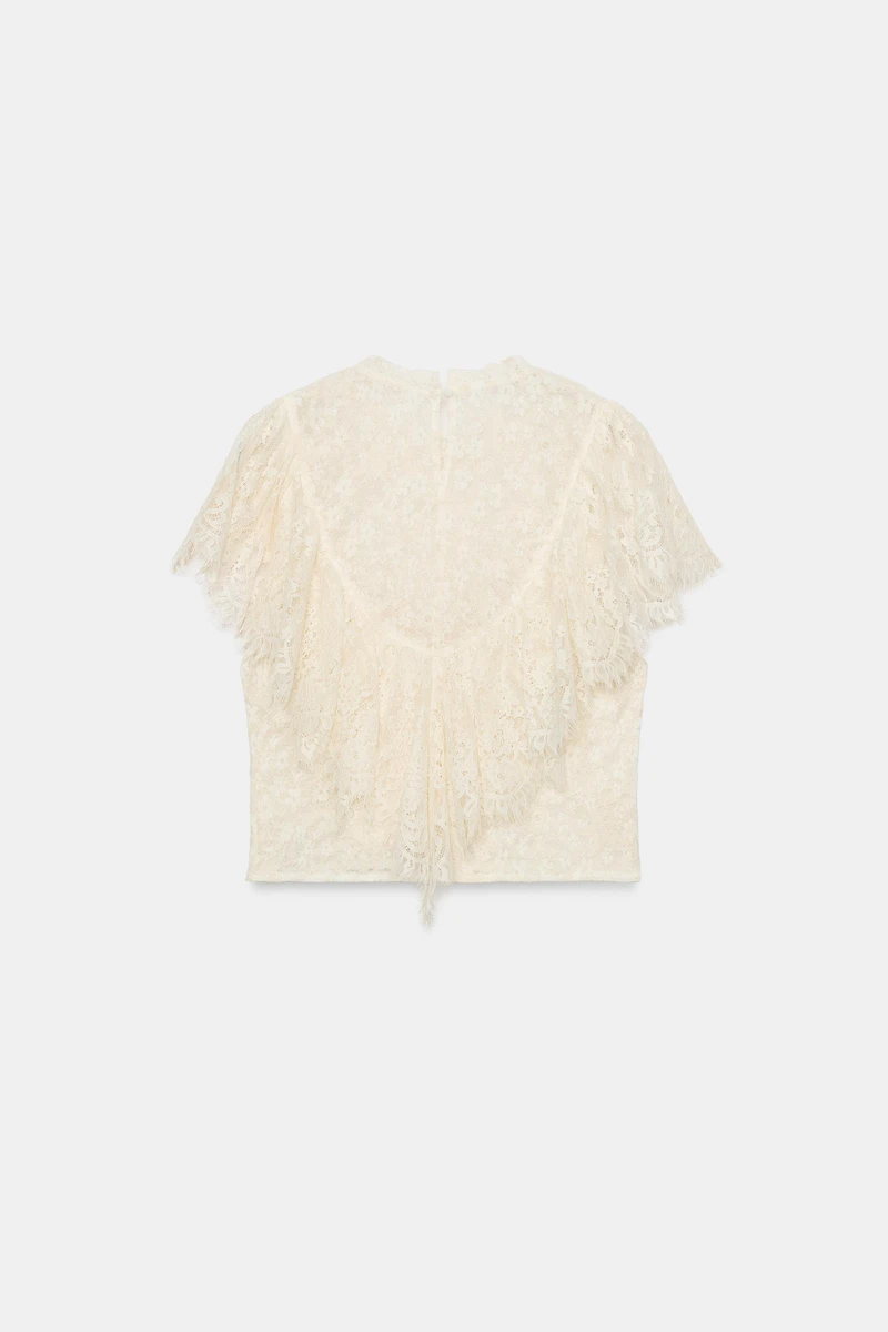 COMBINATION RUFFLE TOP