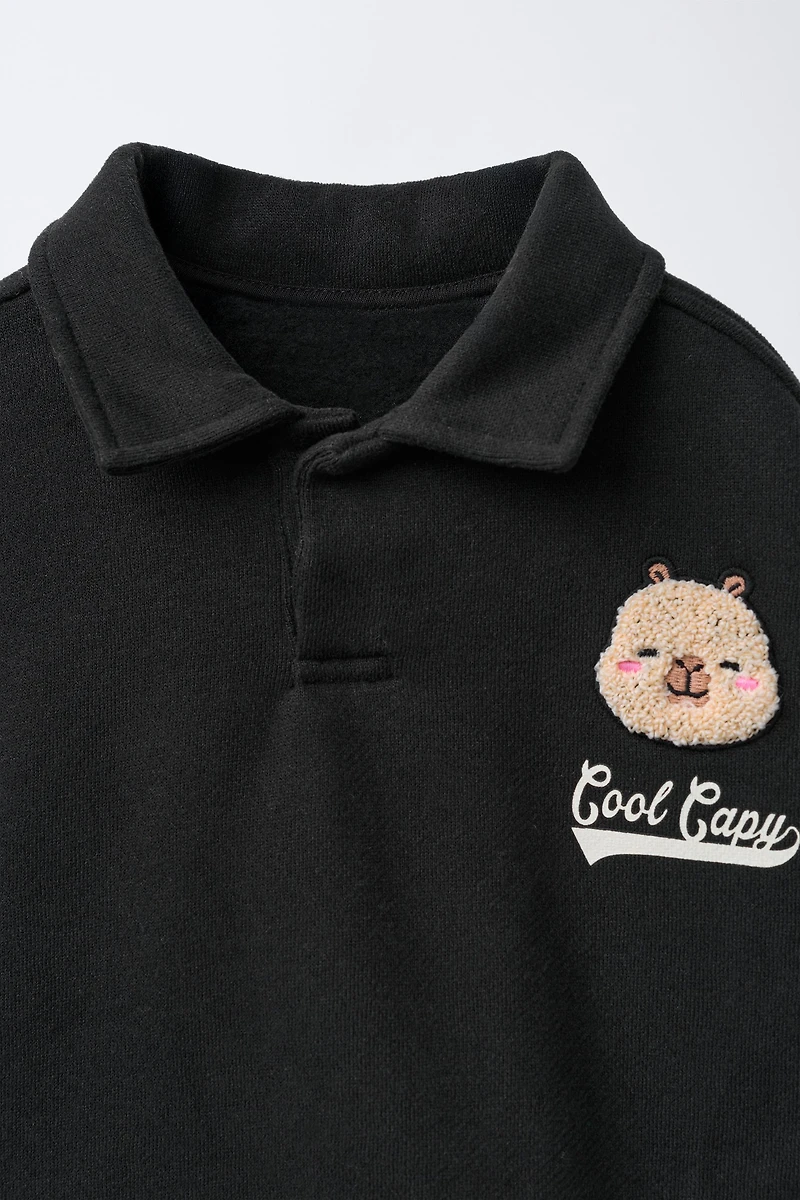 POLO IMPRIMÉ PIÈCE CAPIBARA CAPYFUN ©