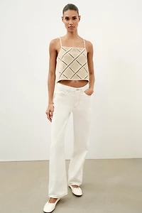 PATCHWORK STRAPPY TOP