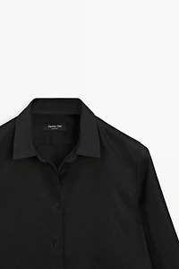 Flowing 100% linen shirt