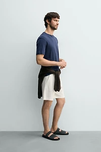 WAFFLE TEXTURE JOGGER SHORTS