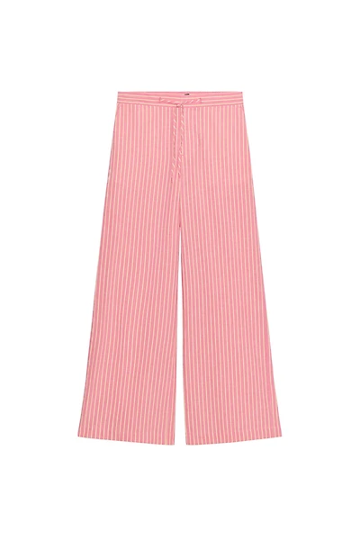 WIDE STRIPED PANTS