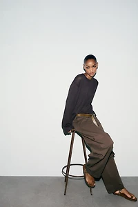 TOP EN MAILLE AJOURÉ