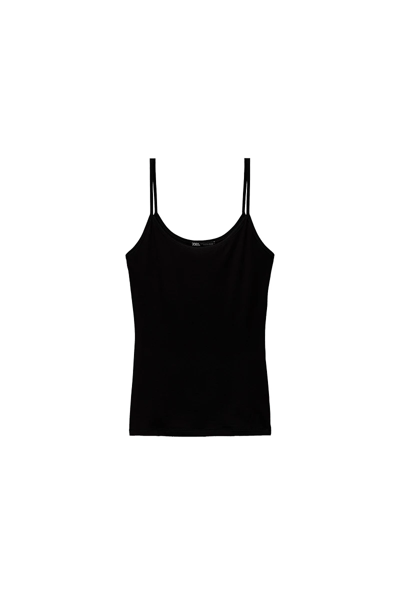POLYAMIDE SPAGHETTI STRAP CAMISOLE