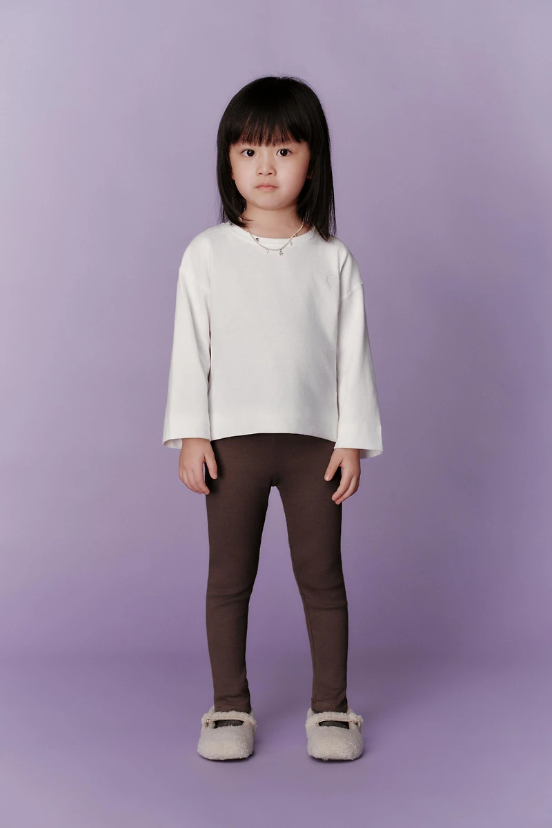 LEGGING CÔTELÉ À ÉTIQUETTE