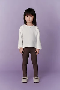 LEGGING CÔTELÉ À ÉTIQUETTE