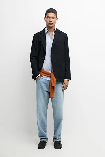Blazer en laine froide