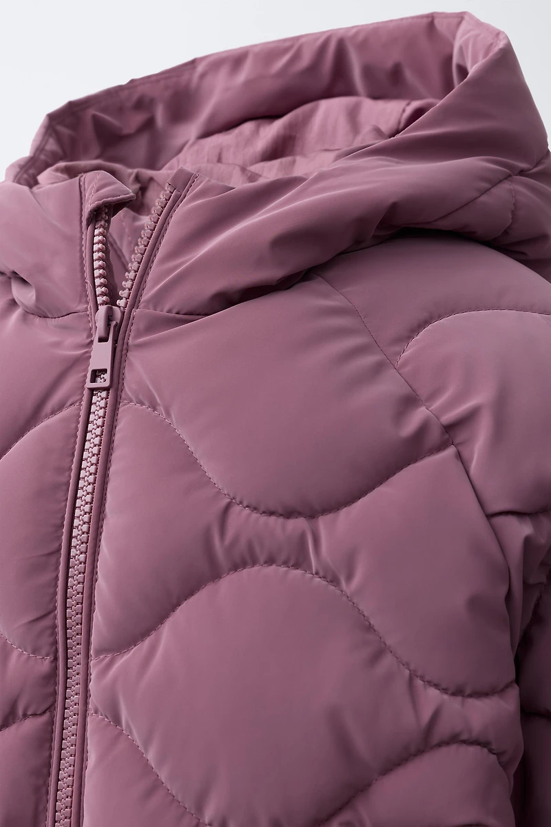 VESTE REMBOURRÉE EFFET GOMMÉ