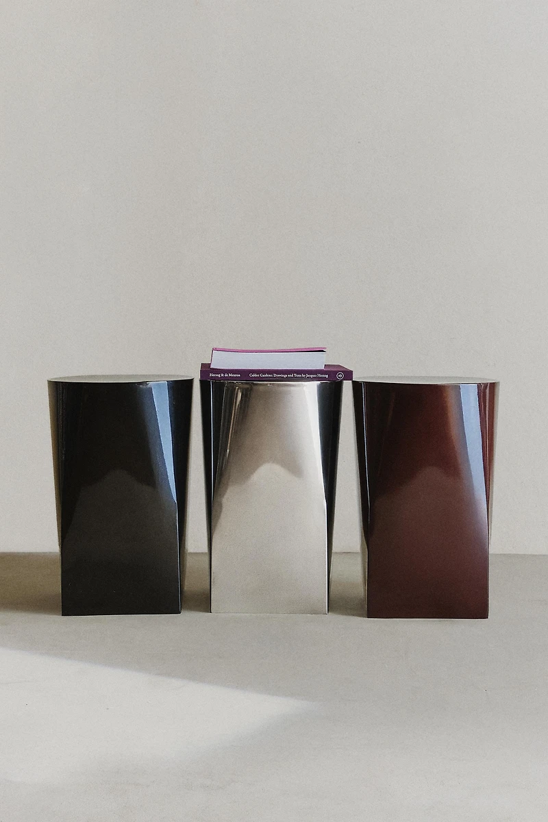 TABLE D'APPOINT ACIER INOXYDABLE